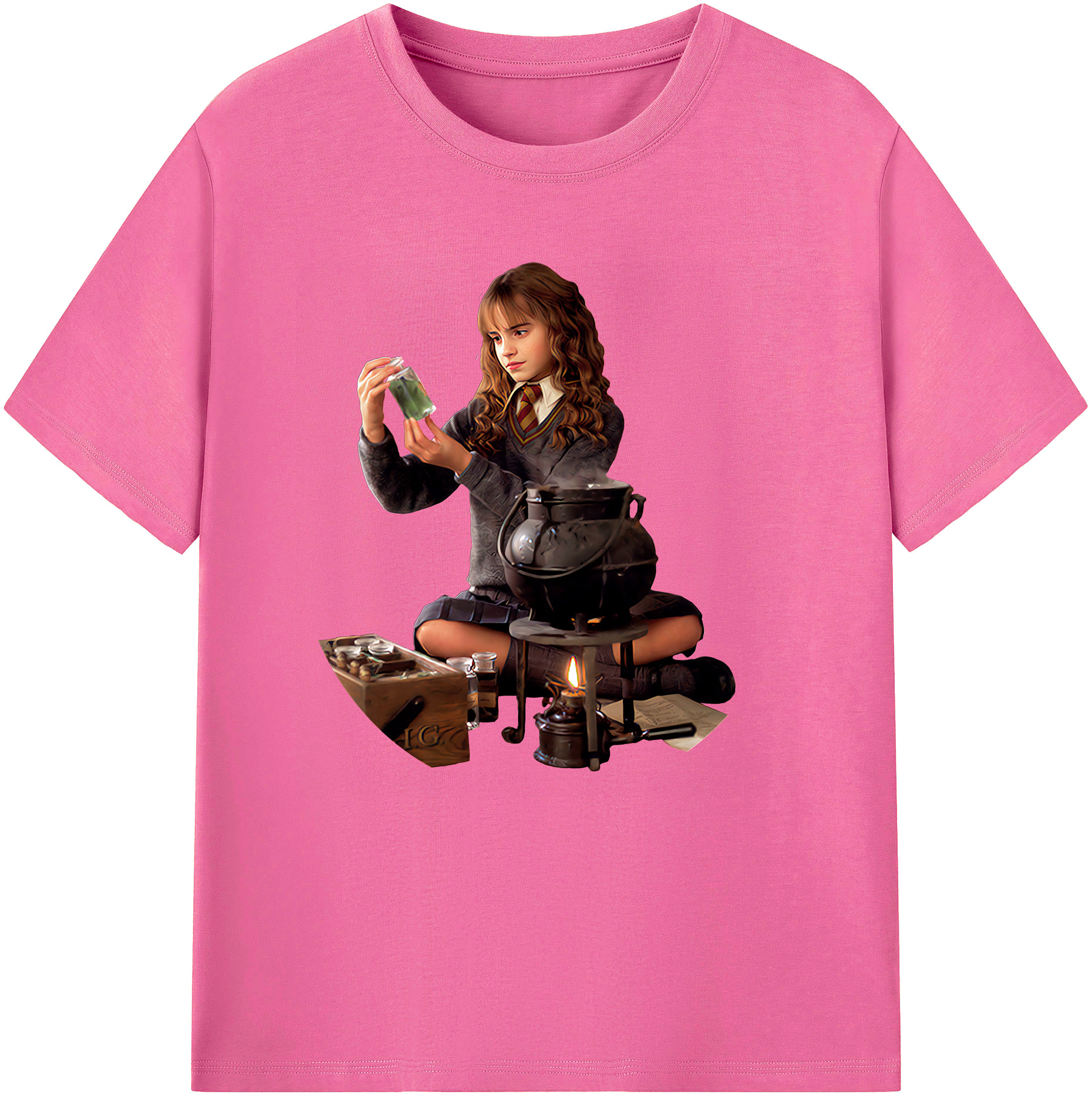 （画像用） Harry Potter ハリー・ポッターシリーズ レディースカジュアルプリントTシャツ（綿100％）
